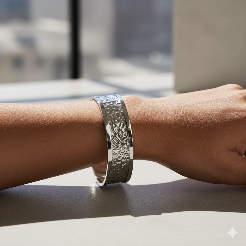 Textured Bangle — Classic